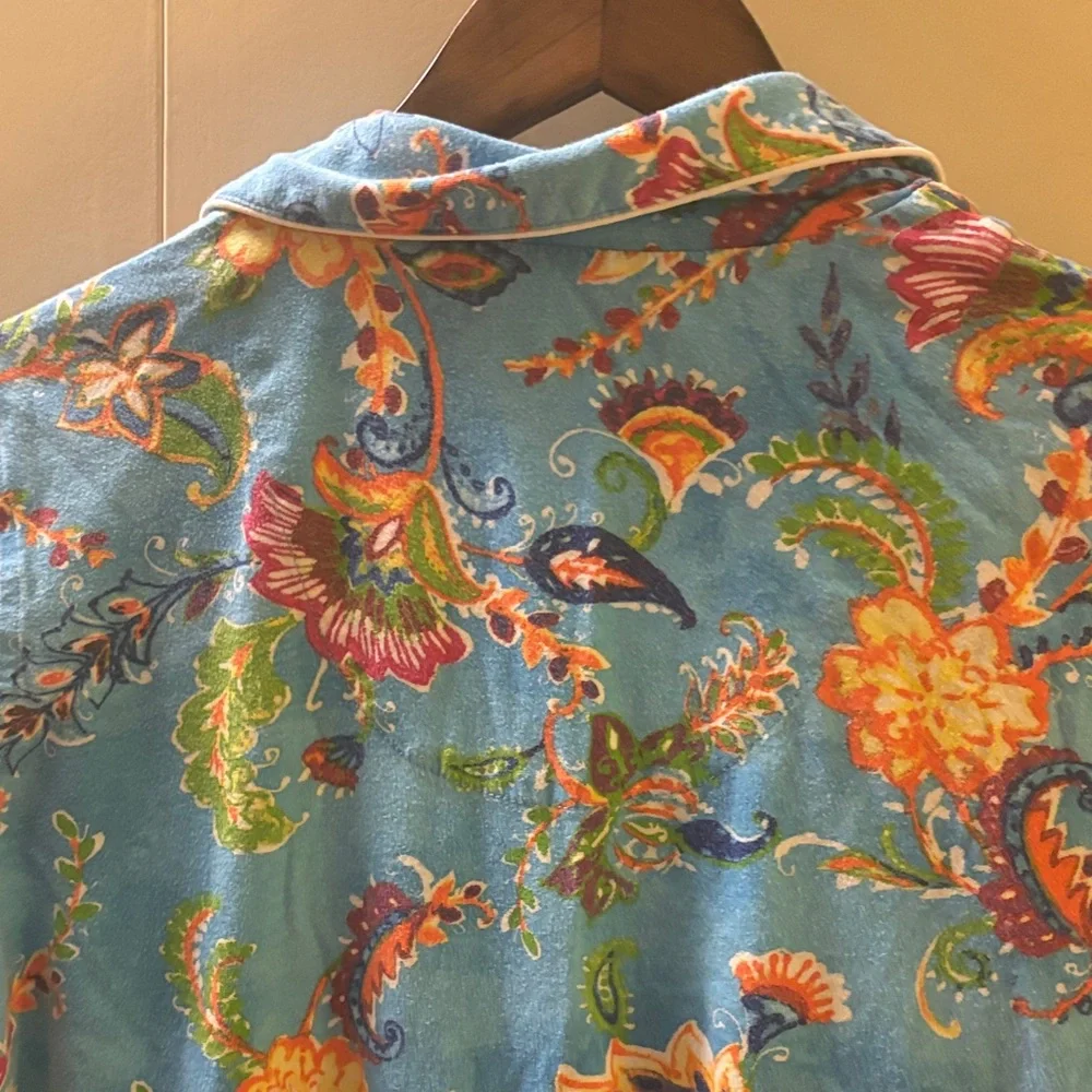 Lauren Ralph Lauren Floral Monogrammed Pajama Set Small